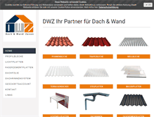 Tablet Screenshot of dachspezialist-online.de